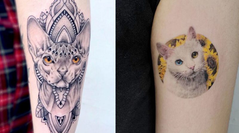 mejores tattoo de gatitos